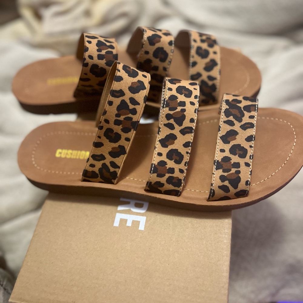 Leopard Print Women's Sandals